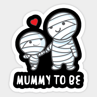 Mummy To Be' Funny Halloween Sticker